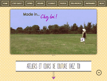 Tablet Screenshot of madeincheztoi.com